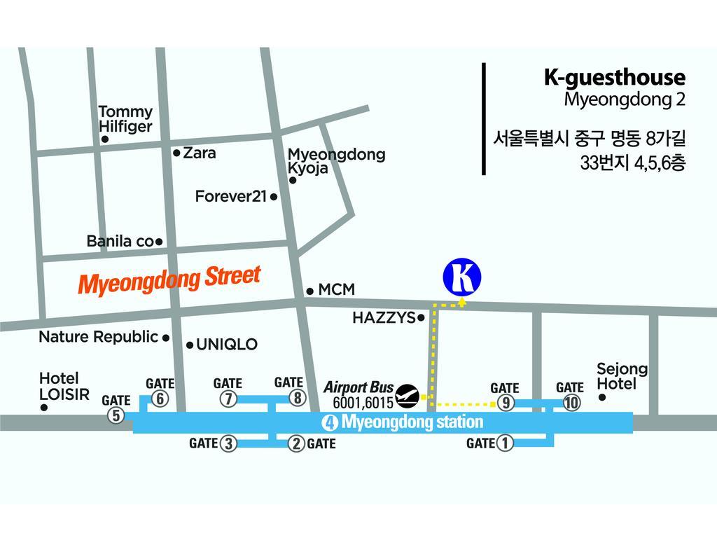 K-Guesthouse Myeongdong 2 Seoul Exterior photo